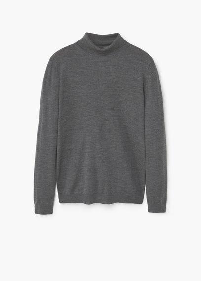 Mango Man Mango Man Turtle Neck Wool-blend Sweater
