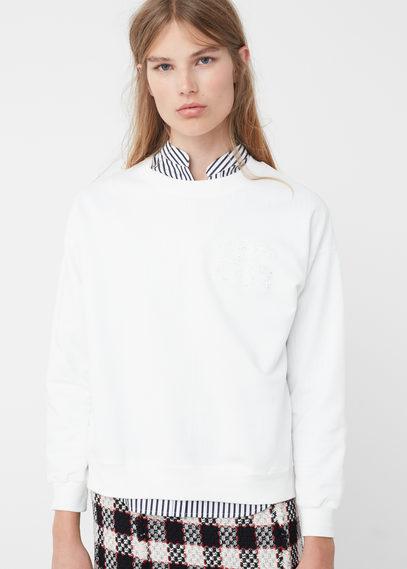 Mango Mango Bead Detail Sweatshirt
