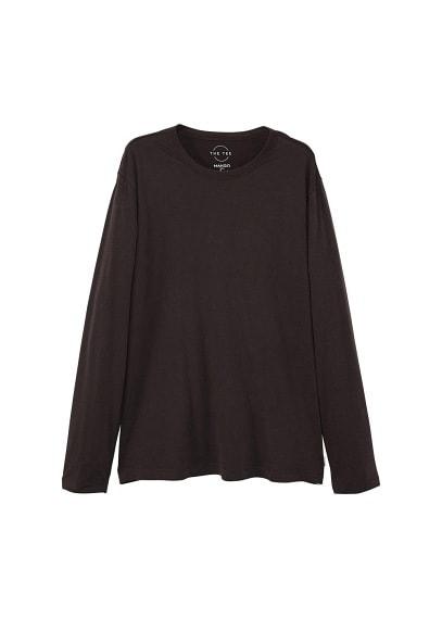 Mango Man Mango Man Cotton Long Sleeve T-shirt