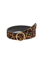 Violeta By Mango Violeta By Mango Leopard-print Leather Belt
