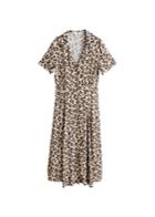Mango Mango Leopard Print Dress