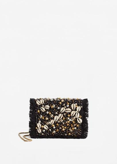 Mango Mango Beaded Cross-body Bag