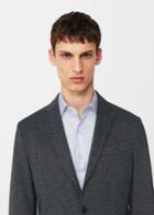 Mango Man Mango Man Speckled Regular-fit Blazer