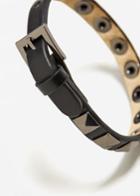 Mango Man Mango Man Metal Studded Leather Bracelet