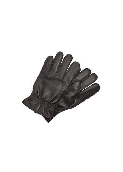 Mango Man Mango Man Wool-blend Lining Leather Gloves
