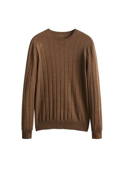 Mango Man Mango Man Structured 100% Wool Sweater
