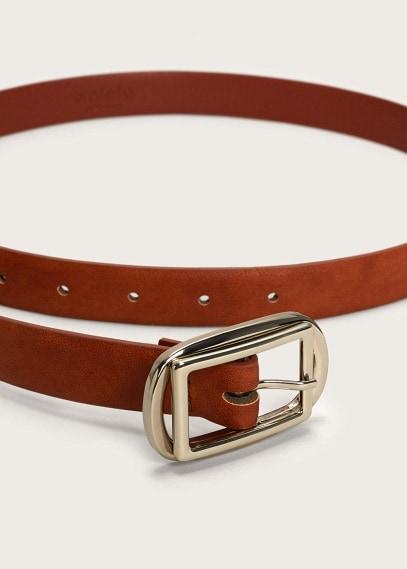 Violeta By Mango Violeta By Mango Double Buckle Belt