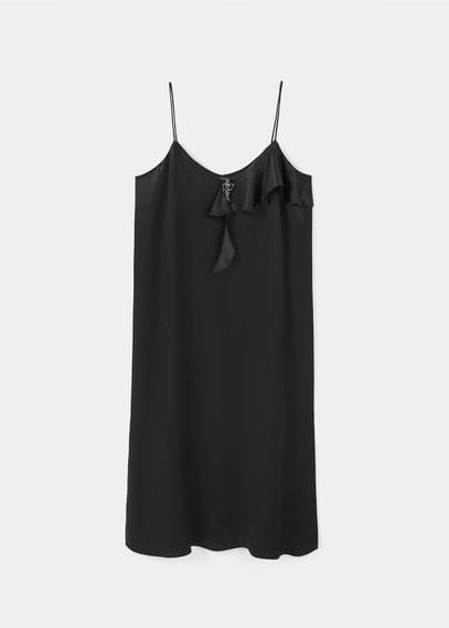 Violeta By Mango Violeta By Mango Flowy Ruffled Dress