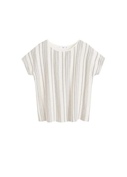 Mango Mango Jacquard T-shirt