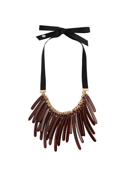 Violeta By Mango Violeta By Mango Resin Pendant Necklace