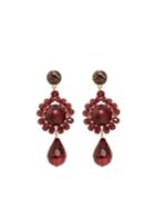 Violeta By Mango Violeta By Mango Flower Beaded Earrings