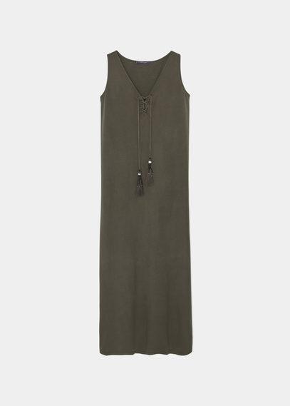 Violeta By Mango Violeta By Mango Long Cotton Dress