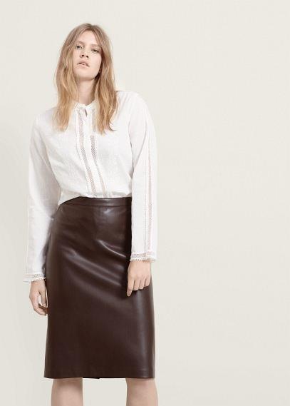 Violeta By Mango Violeta By Mango Embroidered Cotton Blouse