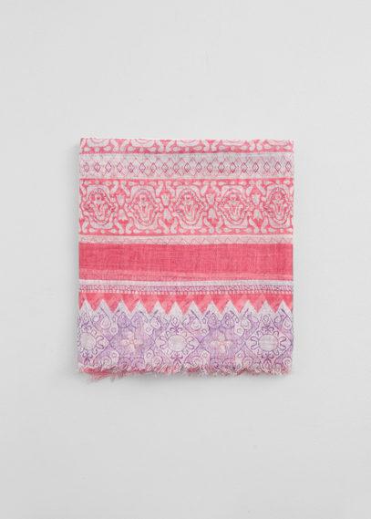 Violeta By Mango Violeta By Mango Printed Cotton Scarf