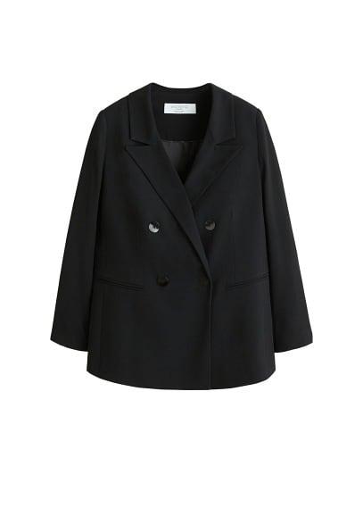 Violeta By Mango Violeta By Mango Double-breasted Structured Blazer