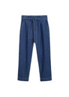 Mango Mango Straight-fit Belt Jeans