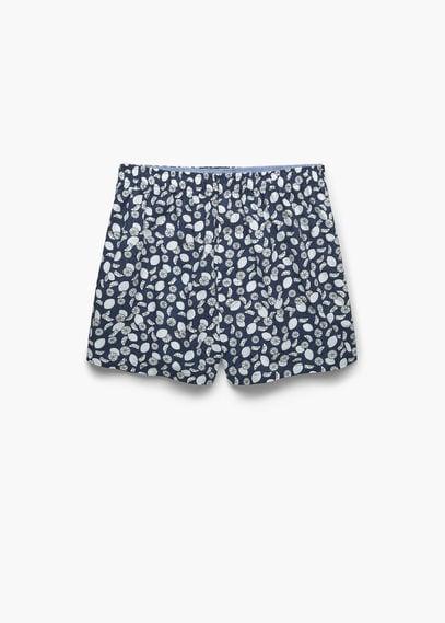 Mango Man Mango Man Printed Cotton Boxer Shorts