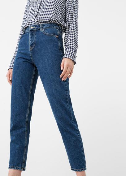 Mango Mango Relaxed Cropped Mum Jeans