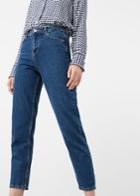Mango Mango Relaxed Cropped Mum Jeans