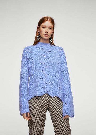 Mango Mango Open Work-detail Sweater