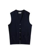 Mango Man Mango Man Wool-blend Sleeveless Cardigan