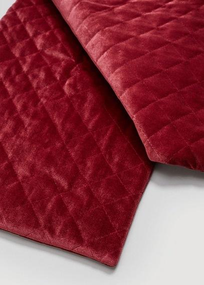 Mango Mango Velvet Quilted Scarf