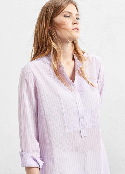 Violeta By Mango Violeta By Mango Striped Cotton Blouse