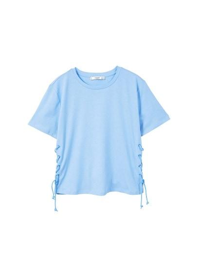 Mango Mango Cord Detail T-shirt