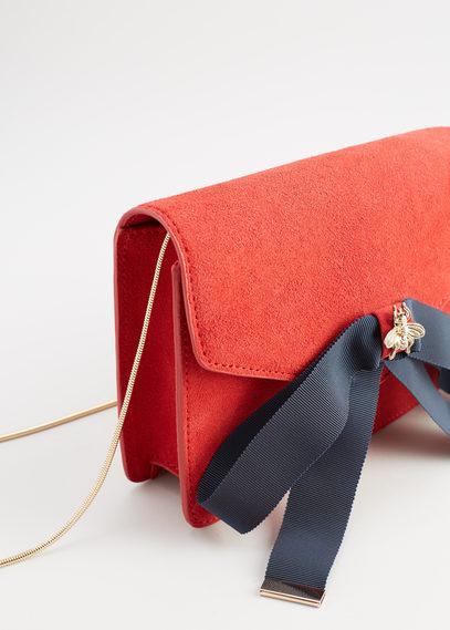 Mango Mango Bow Leather Bag