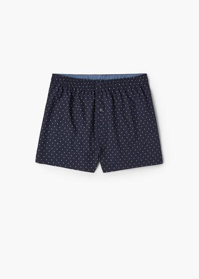 Mango Man Mango Man Polka-dot Cotton Boxer Shorts