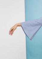 Violeta By Mango Violeta By Mango Striped Poplin Blouse