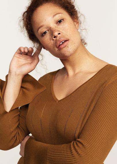 Violeta By Mango Violeta By Mango Flared Sleeves Sweater