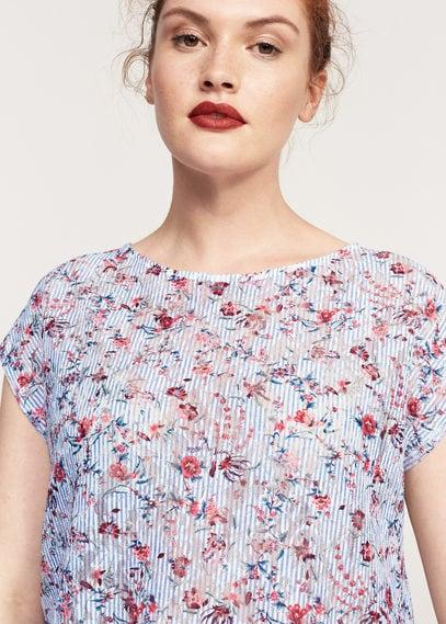Violeta By Mango Violeta By Mango Floral Lace T-shirt