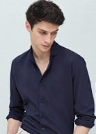 Mango Man Mango Man Slim-fit Cotton Piqu Shirt