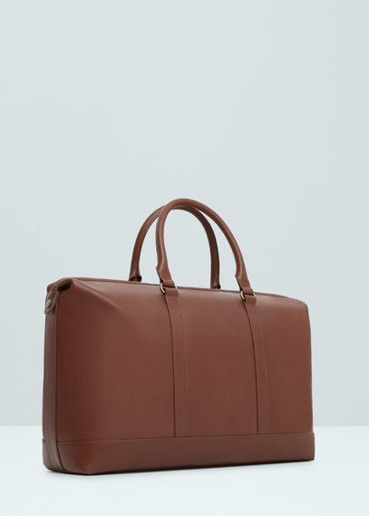 Mango Man Mango Man Leather Weekend Bag