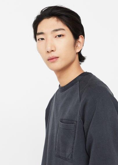 Mango Man Mango Man Pocket Cotton Sweatshirt