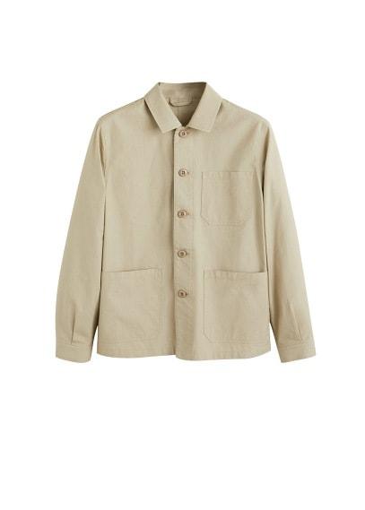 Mango Man Mango Man Structured Cotton Jacket