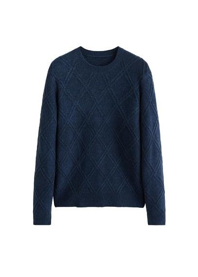 Mango Man Mango Man Rhombus-pattern Sweater