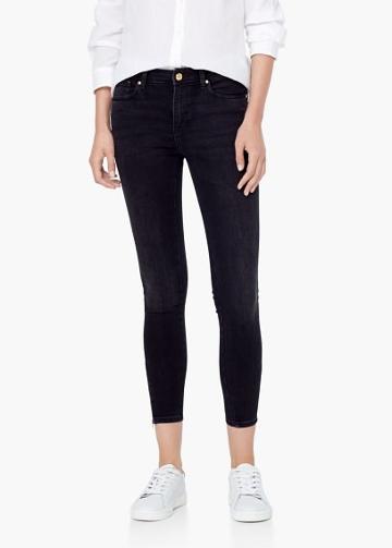 Mango Mango Skinny Crop Tattoo Jeans