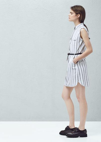 Mango Mango Cotton Shirt Dress