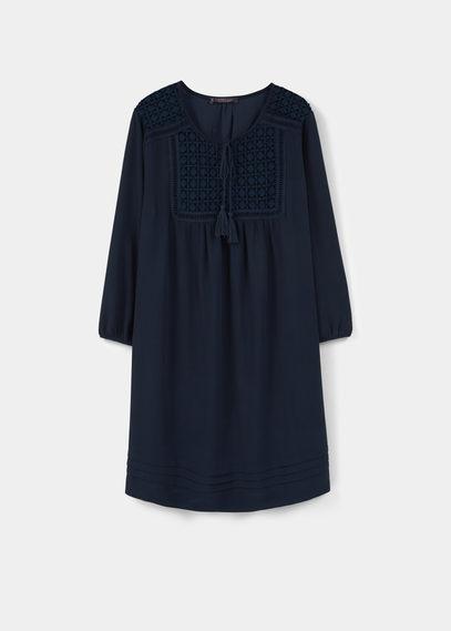 Violeta By Mango Violeta By Mango Openwork Detail Dress