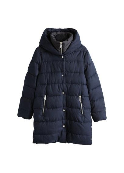 Mango Mango Detachable Neck Anorak