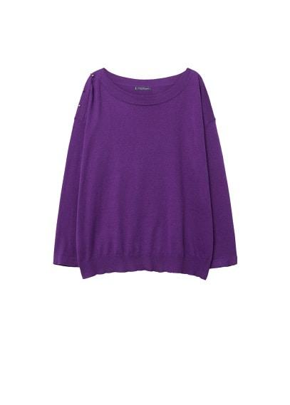 Violeta By Mango Violeta By Mango Metallic Appliqus Sweater