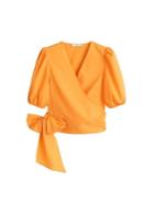 Mango Mango Bow Cross-body Top