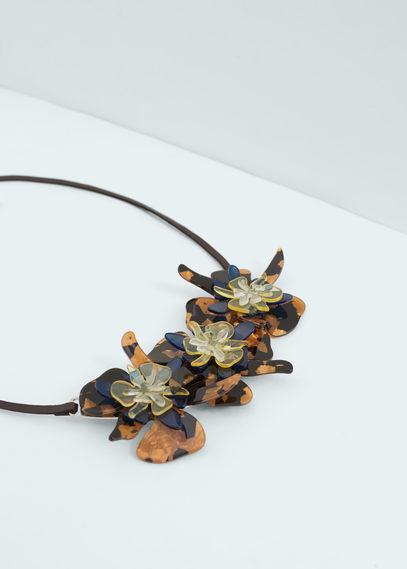 Mango Mango Flower Cord Necklace