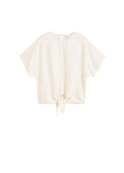 Mango Mango Knot Detail Blouse