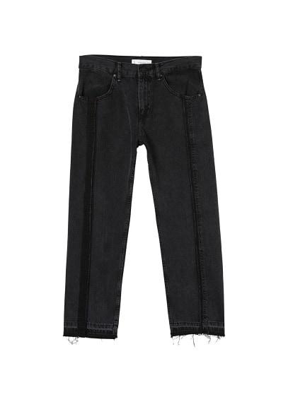 Mango Mango Straight-fit Dark Jeans
