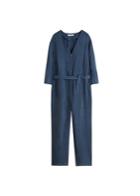 Violeta By Mango Violeta By Mango Buttoned Long Jumpsuit