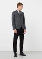 Mango Man Mango Man Houndstooth Wool-blend Blazer