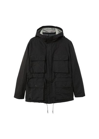 Mango Man Mango Man Hooded Cotton Field Jacket